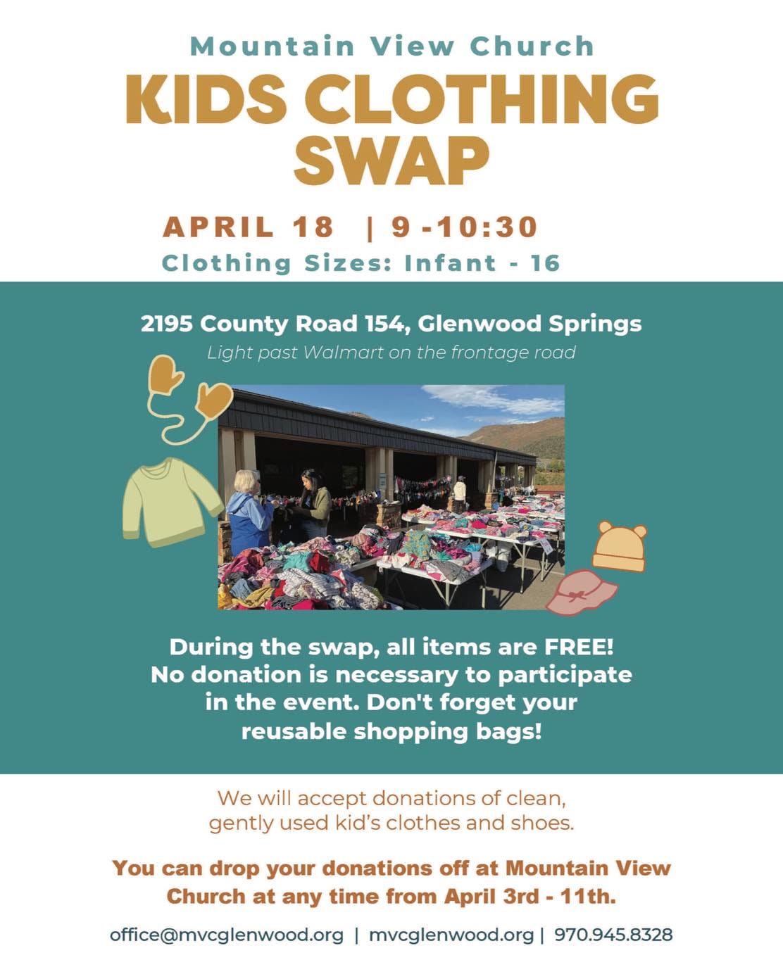 Garfield County Colorado Kid's Clothing Swap